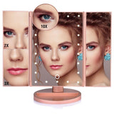 22 Led Light 1X/2X/3X/10X Magnifying Vanity Touch Screen Makeup Mirror
