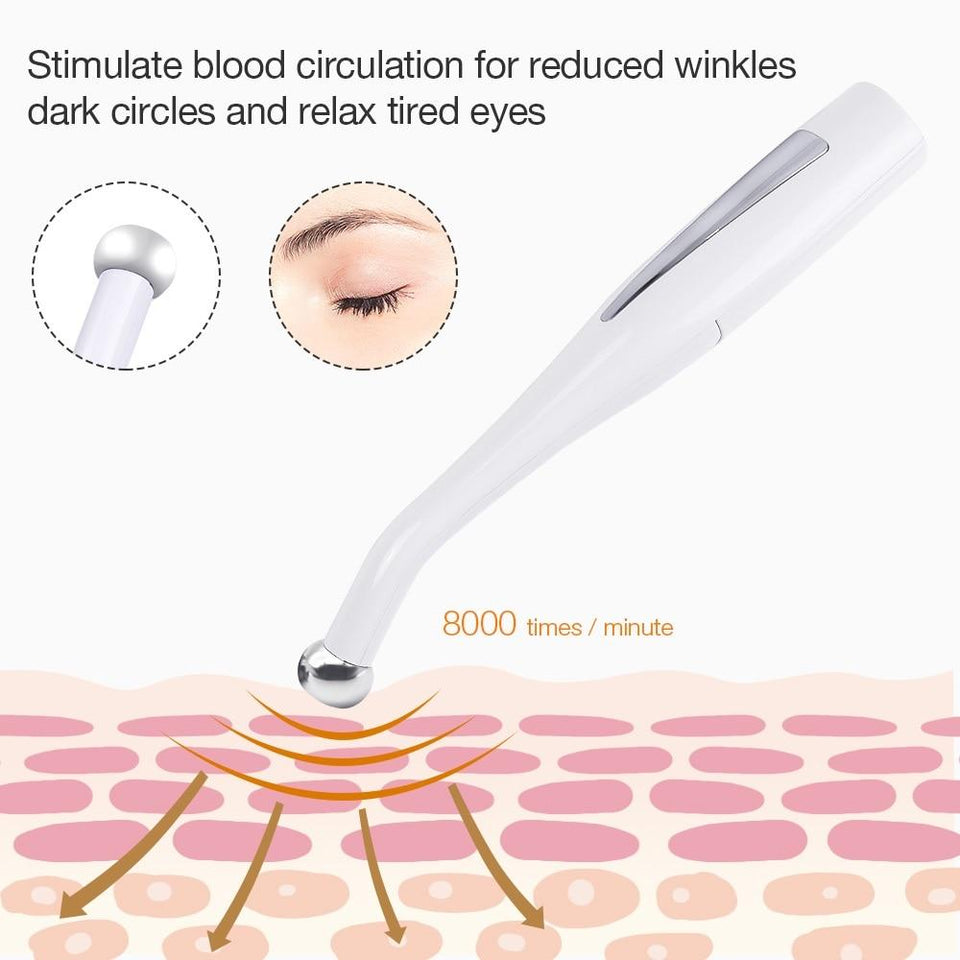 2 in 1 Electric Anti Wrinkle Micro-current Negative Ion Eye Massage