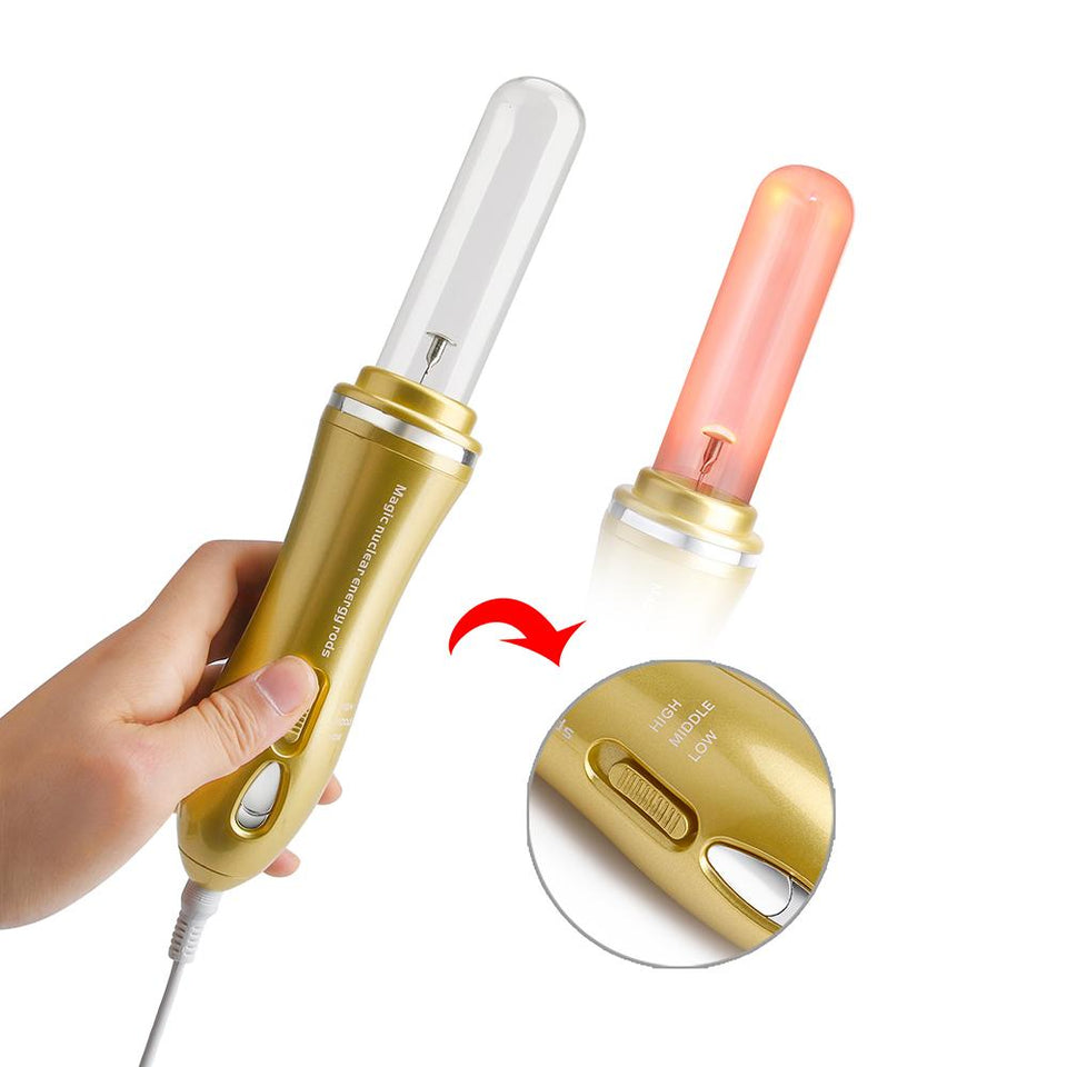 High Frequency Facial Electrode Wand Electrotherapy Spot Remover
