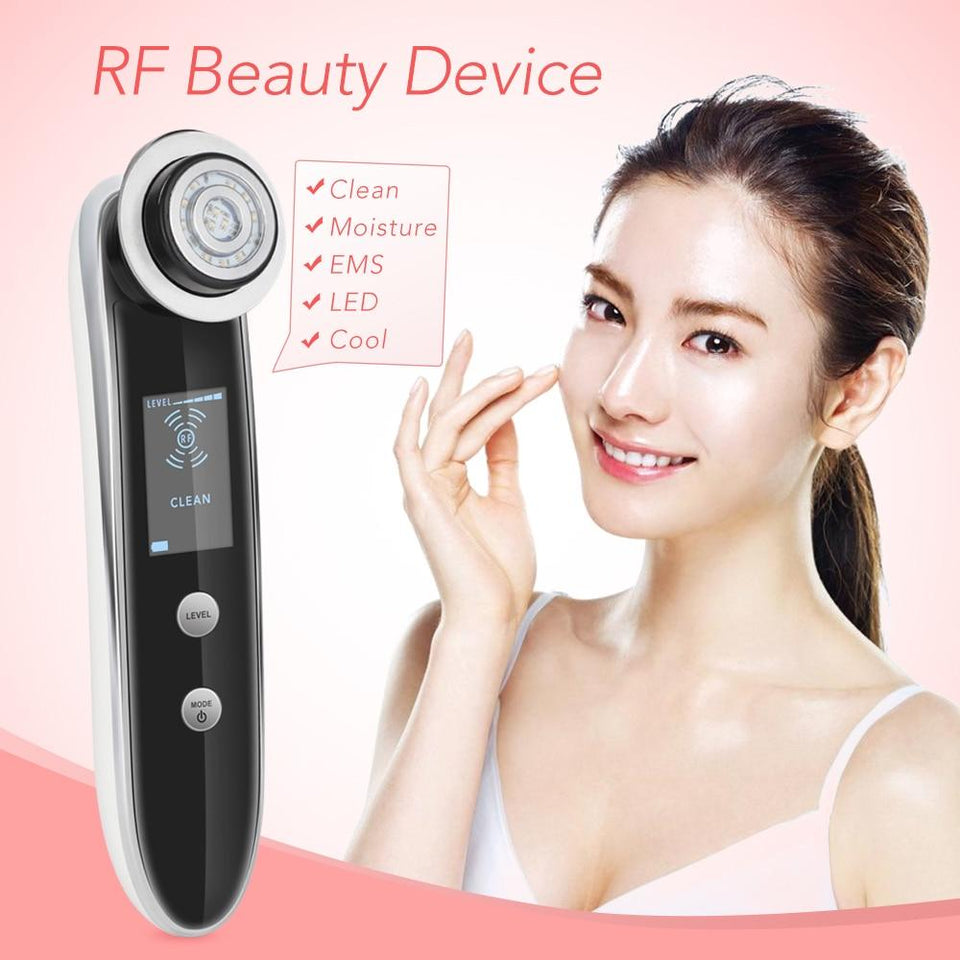 LED RF EMS Ion Skin Care Facial Beauty Massager for Home Use