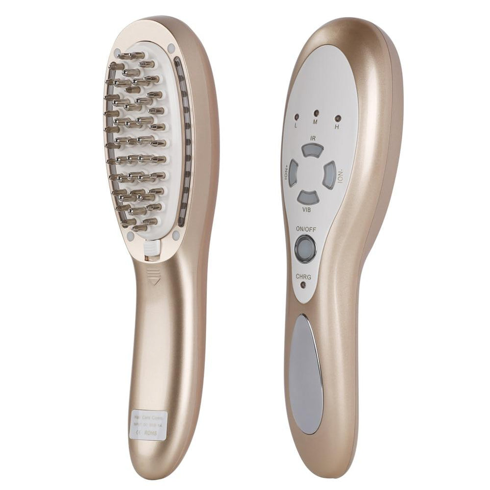 Rechargeable 4 in 1 Hair Growth Comb LED Ion Massage Anti-hair Loss Comb