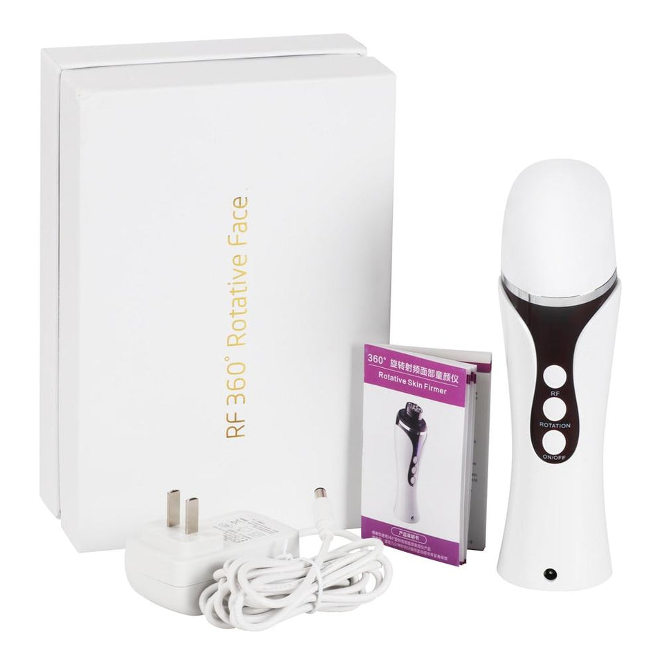Professional RF Far Infrared Facial Skin Care Beauty Machine with Auto Rotating Massage Head