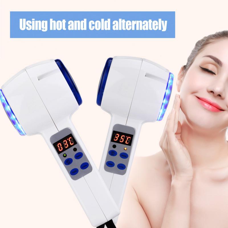 Cryotherapy Blue Photon Acne Treatment Hot Cold Hammer Skin Beauty Massager