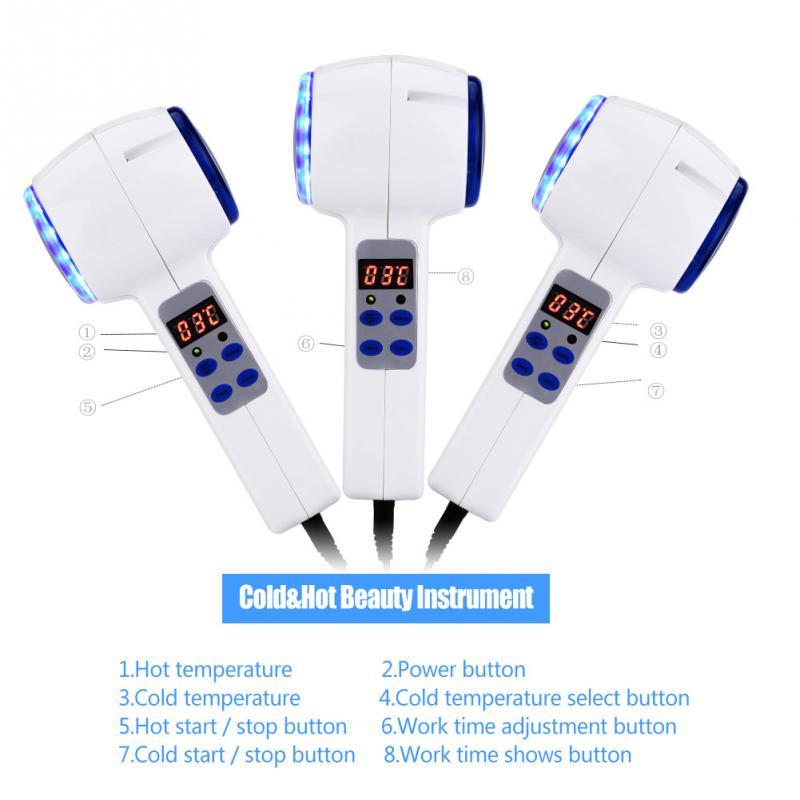 Cryotherapy Blue Photon Acne Treatment Hot Cold Hammer Skin Beauty Massager