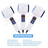 Cryotherapy Blue Photon Acne Treatment Hot Cold Hammer Skin Beauty Massager