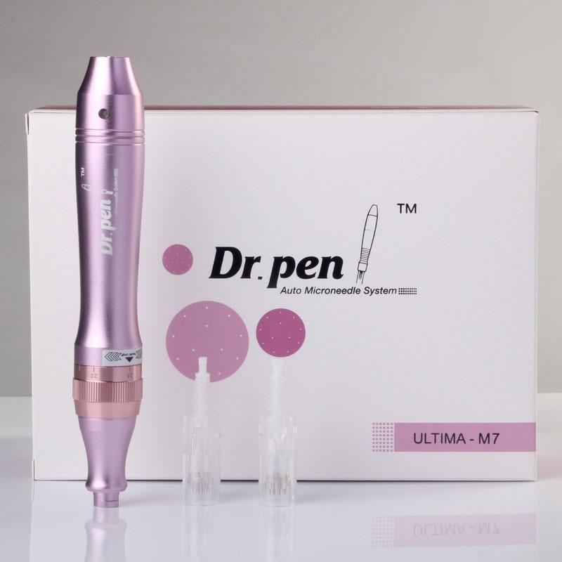 Ultima M7-C Dr.pen Micro Needles Stamp Derma Pen with 2pcs 12pin Needles