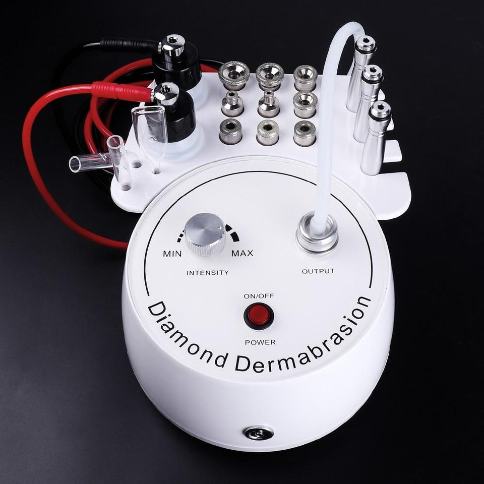3 in 1 Mini Diamond Microdermabrasion Dermabrasion Facial Peel Vacuum Spray Machine