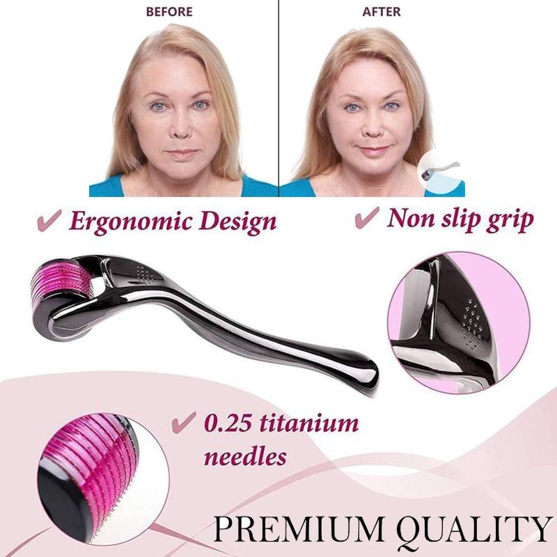 0.25-2.0mm 540 Titanium Hair Care Derma Micro-needling Roller