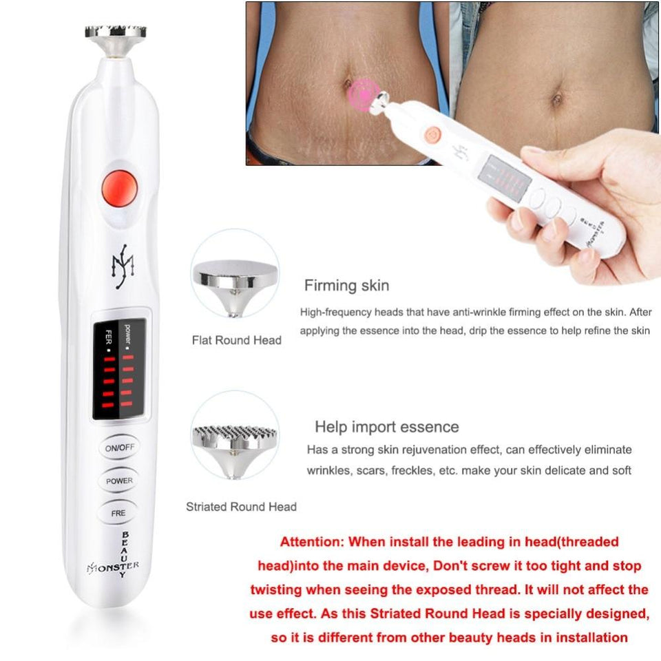 Beauty Monster Electric Magic Plasma Pen for Freckle Wrinkle Scar Mole Tattoo Removal