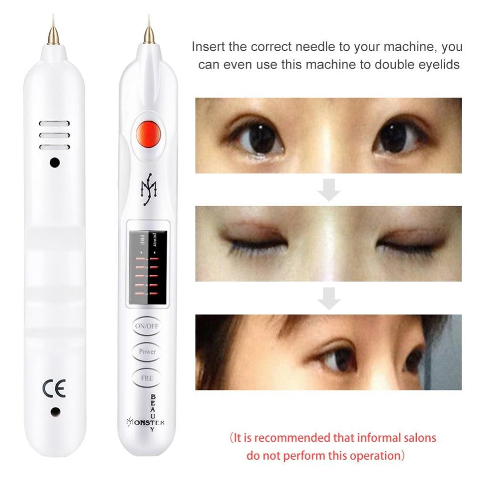 Beauty Monster Electric Magic Plasma Pen for Freckle Wrinkle Scar Mole Tattoo Removal