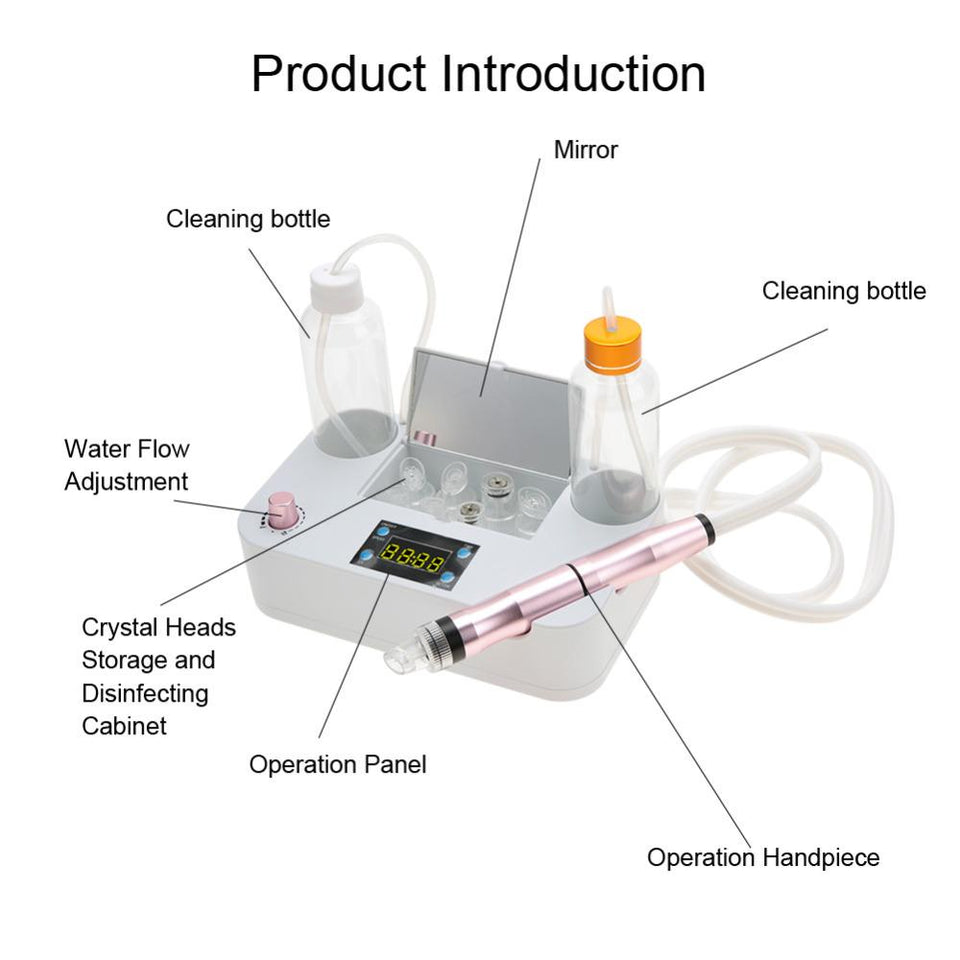 Portable Oxygen Spray Water Injection Hydro Jet Skin Rejuvenation Beauty Machine