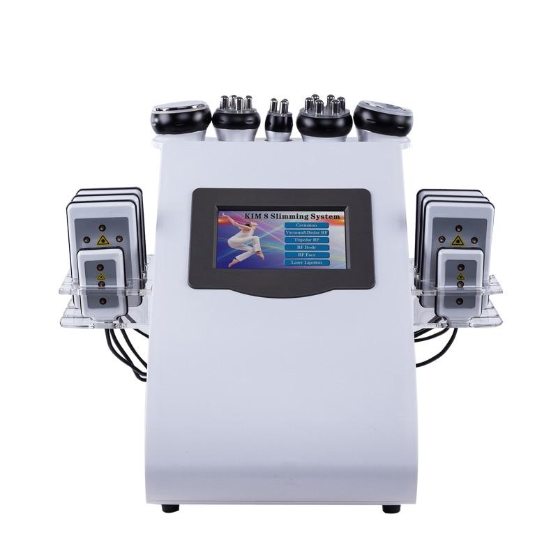 6 in 1 Cavitation Radio Frequency Vacuum Slimming Cellulite Ultrasonic Machine