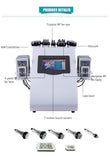 6 in 1 Cavitation Radio Frequency Vacuum Slimming Cellulite Ultrasonic Machine