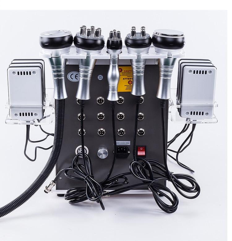 6 in 1 Cavitation Radio Frequency Vacuum Slimming Cellulite Ultrasonic Machine