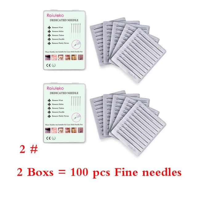 50/ 100 Pcs Plasma Pen Needles For Laser Skin Dark Spot Remover Mole Tattoo Removal Pen