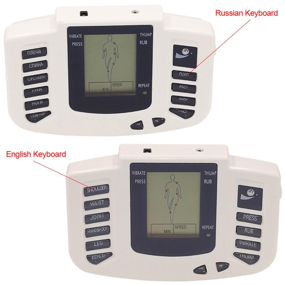 Electrical Muscle Stimulator Therapy Pulse Tens Acupuncture Full Body Massager