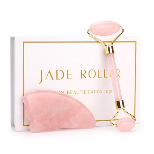 Original Jade Roller and Gua Sha Tools Set Anti Aging Face Roller