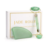 Original Jade Roller and Gua Sha Tools Set Anti Aging Face Roller
