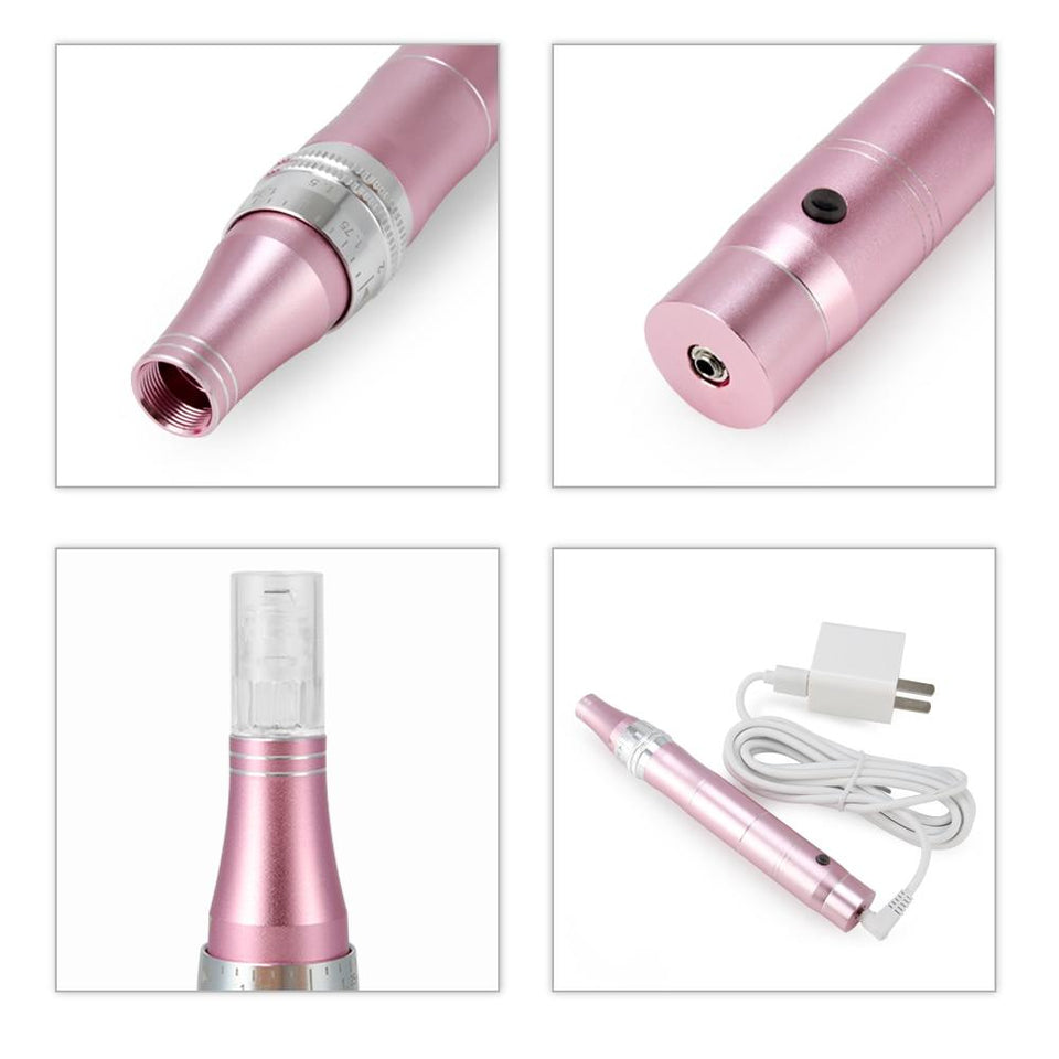 Micro Needles Stimulate Wrinkles Removal Skin Care Microneedling Derma Pen