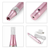 Micro Needles Stimulate Wrinkles Removal Skin Care Microneedling Derma Pen