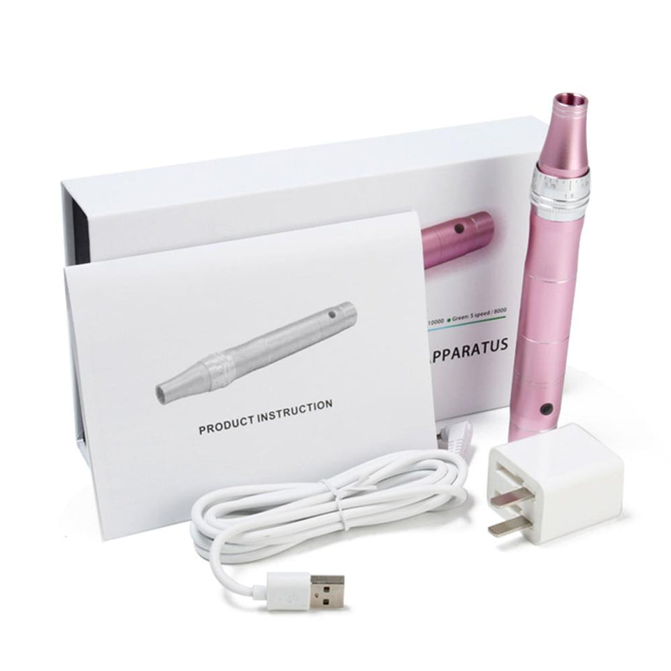 Micro Needles Stimulate Wrinkles Removal Skin Care Microneedling Derma Pen