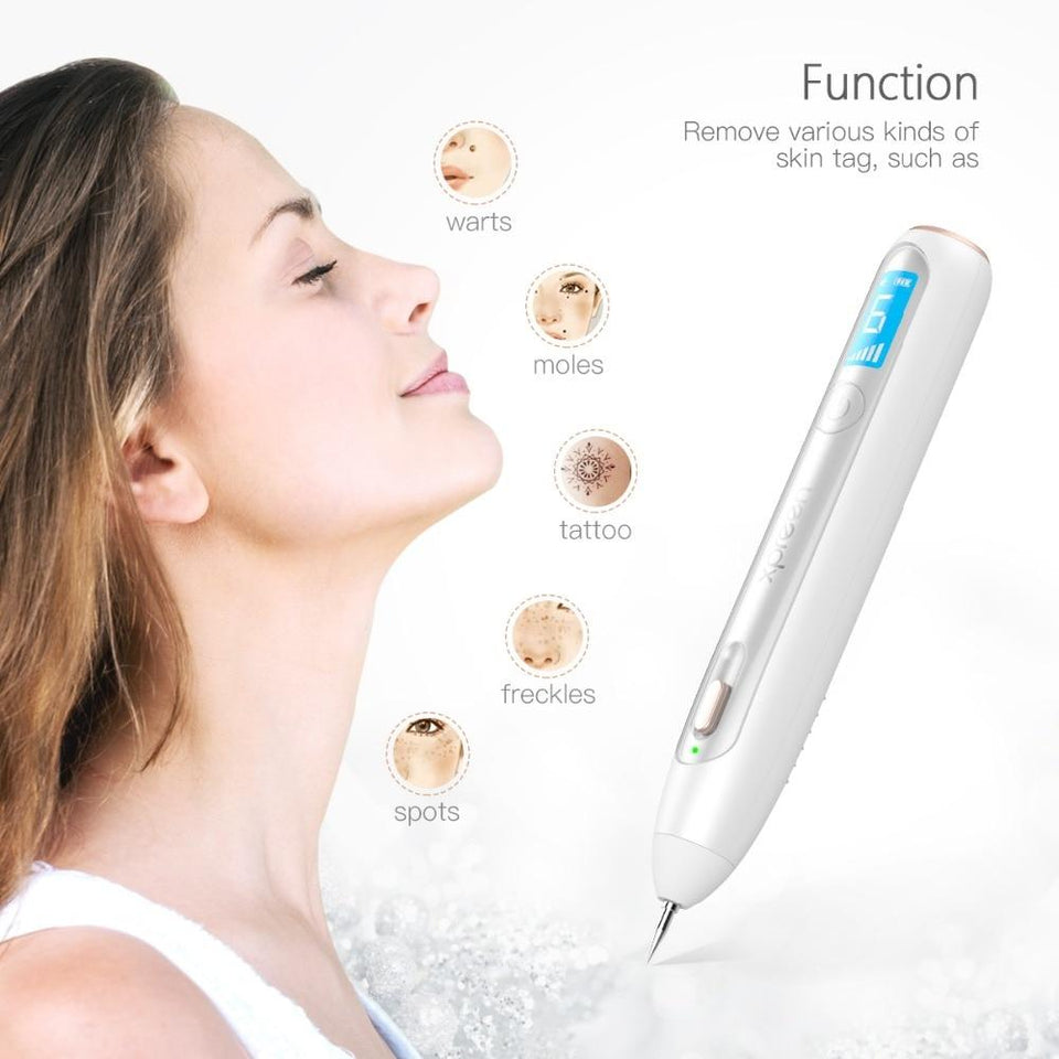 Xpreen LCD Laser Plasma Pen Wart Mole Skin Spots Tattoo Remover
