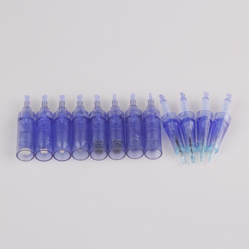 20 Pcs Electric Derma Pen Needles Bayonet 9 /12/ 36 / 42 pin / Nano Cartridge For Auto Dr. Pen A1 A6 Tattoo Needles Needle Tip