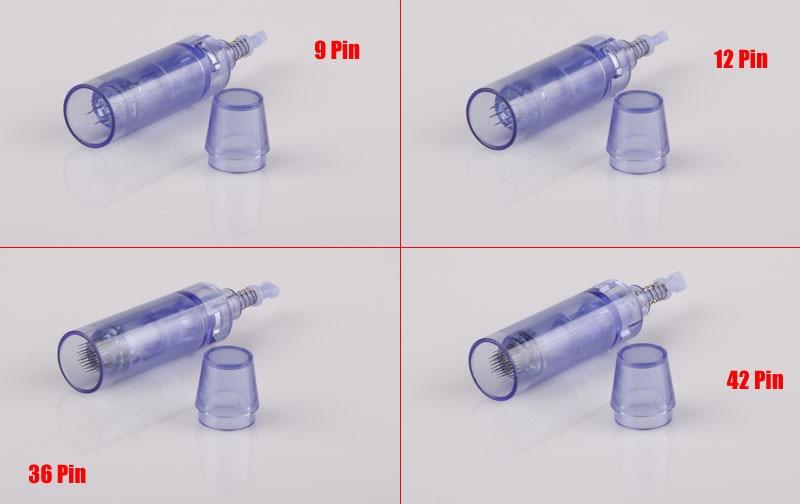 20 Pcs Electric Derma Pen Needles Bayonet 9 /12/ 36 / 42 pin / Nano Cartridge For Auto Dr. Pen A1 A6 Tattoo Needles Needle Tip
