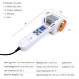 Ultrasound Hot Cold Hammer Cryotherapy Warm Ice Heating Face Skin Care
