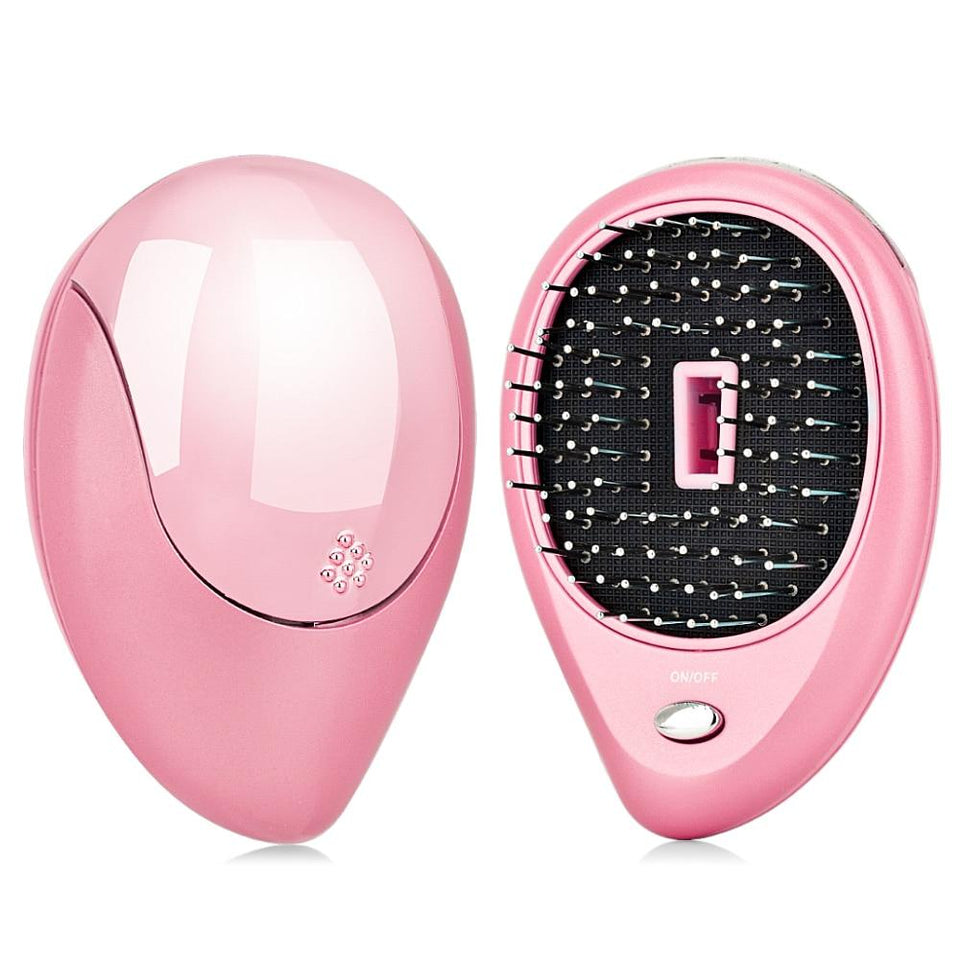 Portable Electric Ionic Hairbrush Hair Massage Comb