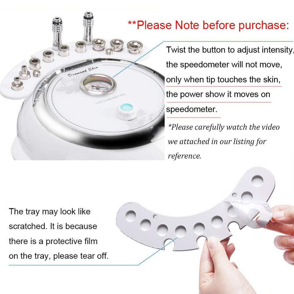 3 in 1 Diamond Microdermabrasion Vacuum Spray Therapy Dermabrasion Machine