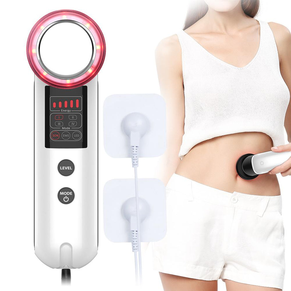 3 in 1 Infrared Micro Current Anti Cellulite Removal Body Slim Tone Ultrasonic Machine