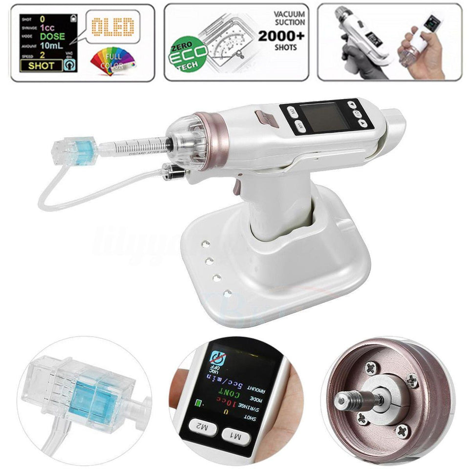 Hydro Vacuum Mesotherapy Gun Meso Water Injector Facial Skin Care Beauty Device
