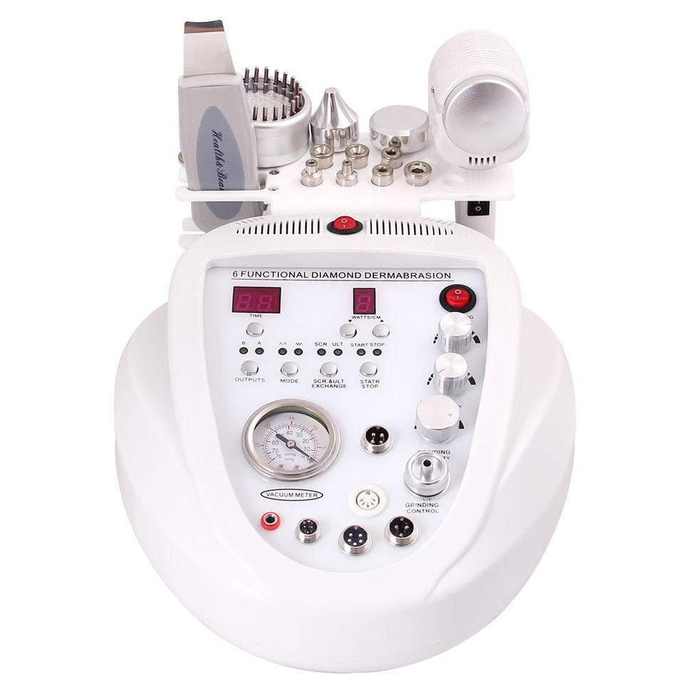 6 in 1 Diamond Dermabrasion Microdermabrasion Ultrasonic Lifting Hot&Cold Machine
