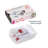 5 in 1 Titanium Micro Needle Derma Roller Skin Care Kit Anti-Aging Kit