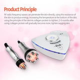 RF Face Lifting Wrinkle Removal Skin Tightening Machine with 3 and 6 RF Heads