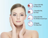 5 in 1 Titanium Micro Needle Derma Roller Skin Care Kit Anti-Aging Kit