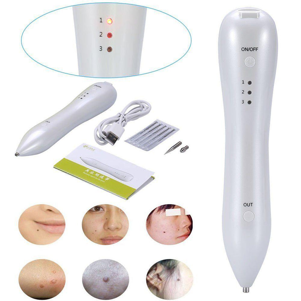 Mole Warts Freckle Tattoo Scars Removal Machine Electric Laser Age Spot Pen