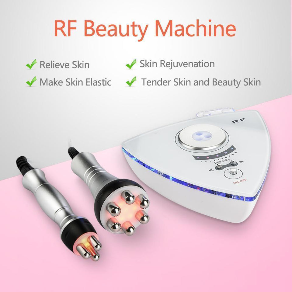RF Face Lifting Wrinkle Removal Skin Tightening Machine with 3 and 6 RF Heads