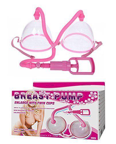 Hand Pump Dual Vacuum Suction Cup Breast Enlargement Pump Set