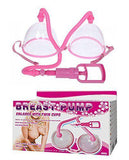 Hand Pump Dual Vacuum Suction Cup Breast Enlargement Pump Set